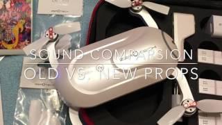 Zerotech Dobby - Sound comparison old props vs. new silent props