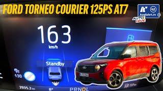 Tachovideo Ford Tourneo Courier 1.0 EcoBoost Titanium 7G AT 0-100 kmh kph 0-60 mph Beschleunigung