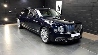 The biggest & most expensive Bentley! Mulsanne extended wheelbase after detailing at Ti22.