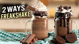 2 BEST FREAKSHAKE RECIPES | Kitkat Freakshake | Oreo Freakshake | Summer Desserts | Varun