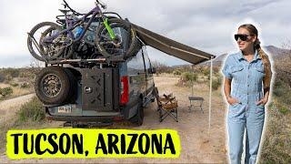 Vanlife In Tuscon Arizona! (50 Year MTB Trail)