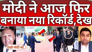 Pakistani again Crying  on PM Modi Breaks new World record in France 