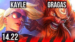 KAYLE vs GRAGAS (TOP) | KR Diamond | 14.22