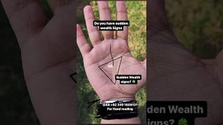 Rahu area | sudden wealth and career building lines #palmistry #astrology best astrologer palmist