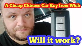 A Cheap Chinese Car Key from Wish, will it work?