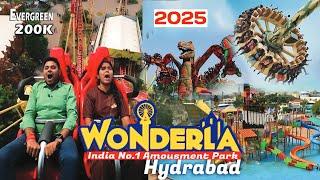 Wonderla Hydrabad | INDIA Biggest Amusement Park Water Park | वंडरला हैदराबाद