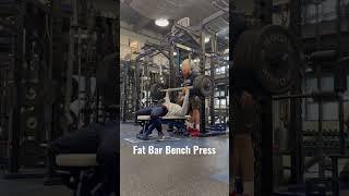 Fat Bar Bench Press #freefire #workout #fitness #hiit #new #gym #exercise #benchpress #lift #lifting