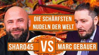 Wer ISST schärfer? | 6,4 MIO SCOVILLE NUDELN | Marc Gebauer & Sharo | TEIL 2