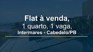 Flat à venda, 1 quarto, 1 vaga, Intermares - Cabedelo/PB (702)