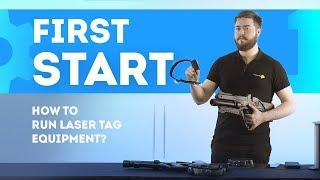 How to run laser tag equipment?  [part 1]