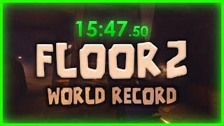 Floor 2 UNBEATABLE WORLD RECORD SPEEDRUN 15:47 (DOORS: Any% MODIFIERS)