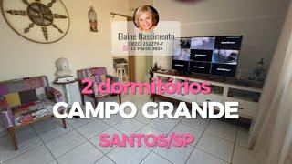 VENDIDO - Apartamento 2 dormitórios no CAMPO GRANDE em SANTOS/SP - Ref. 139750