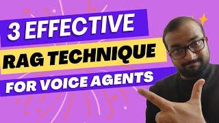 Ultimate Voice AI Agent using 3 different RAG Techniques + Function Calling || LlamaIndex + Livekit