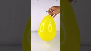 Science trick with balloon