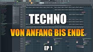 Techno Track von Anfang bis Ende produzieren | Ep. 1 Intro | FL Studio