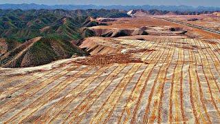 See What China Is Doing To The 700 Mountains For The New City - Incredible Construction Projects