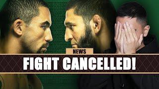 Robert Whittaker vs Khamzat Chimaev CANCELLED. This SUCKS | MMArcade News