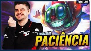 Ficou sozinho na BOT LANE? PACIÊNCIA (e bombinhas) é o segredo! (Ziggs gameplay)