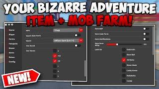 NEW OP Your Bizarre Adventure Script! Auto Farm, Teleports, Stand Farming & More! (Roblox YBA 2024)