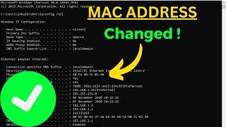 How to change mac address on windows 10 | 2024