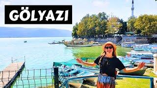 GÖLYAZI - Bursa'da Bir ADA KÖY! - Tarihi Sokaklar, Göl Kuşları, Balık Mezatı - Huzurlu Bir GEZİ GÜNÜ