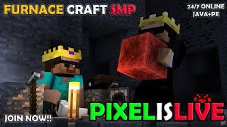 MINECRAFT LIVE! | FURNACE CRAFT SMP | JOIN NOW!! | 24/7 | Hindi