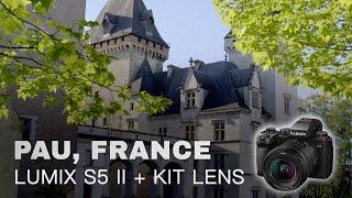 Panasonic LUMIX S5 II : cinematic video of Pau's city center (France)
