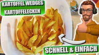 Kartoffel Wedges / Kartoffelecken - schnell und einfach - Rezept