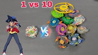 Dragoon vs all plastic gen beyblades battle - pocket toon