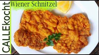 Echtes Wiener Schnitzel richtig panieren, soufflieren und braten