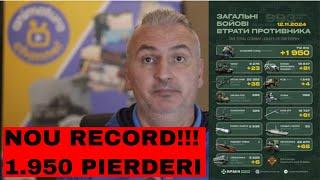 NOU RECORD de pierderi rusești în Ucraina 1.950 de militari!