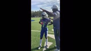 Coach Reggie Mic’d up for the 10u Super Bowl