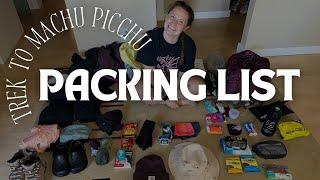 Essential Packing List for the Salkantay Trek to Machu Picchu