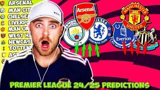 PREMIER LEAGUE FINAL TABLE PREDICTIONS! | 2024/25