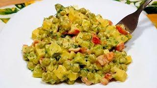 Вкуснейший Салат с Авокадо и Крабовыми Палочками! Быстрый Пошаговый Рецепт - Кулинарная Минутка ТВ
