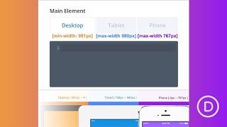 How to use Divi’s Built in Custom CSS Inputs for Advanced Responsive Editing