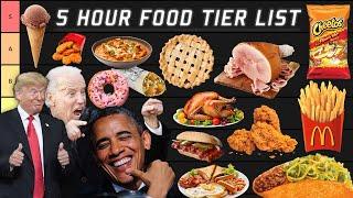 5 HOUR PRESIDENTIAL FOOD TIER LIST COMPILATION