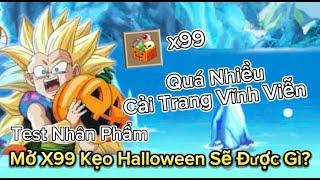 Ngọc Rồng Online - Mở x99 Hộp Kẹo Ma Quái,  Test Nhân Phẩm Sự Kiện Halloween 2024 Và Cái Kết...