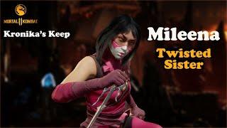 Mileena Twisted Sister Combos & Setups: Kronika's Keep MK11