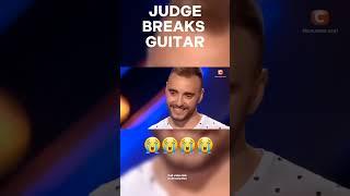 Judge Breaks Guitar X Factor