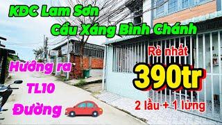 Tin nóng: Nhà giá rẻ công nhân đúng 400 triệu2 lầu 1 gác lửng, gần chợ| Nhà Cầu Xáng Bình Chánh