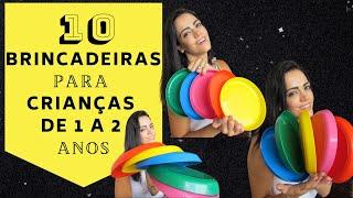 10 Brincadeiras para CRIANÇAS de 1 a 2 anos em casa, SEM GASTAR DINHEIRO!