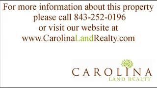 SC Land For Sale: Low Country Homesite