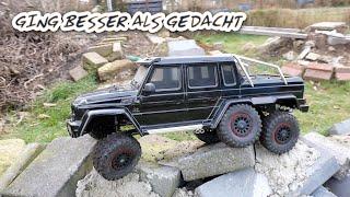 Traxxas TRX6 G63 AMG 6x6 - Gehen 6 Räder besser? [German]