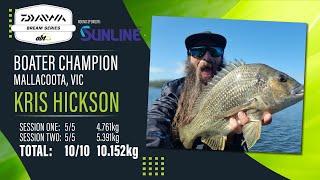 2023 Daiwa BREAM Series | Sunline Mallacoota Boater Winner Kris Hickson