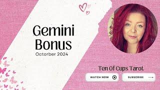 Gemini -"I'm Not Saying You'll Hit The Lottery But ...!"| October 2024