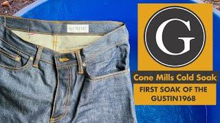 Cone Mills Cold Soak | This FIRST Cold Soak for my Gustin The 1968 Jeans