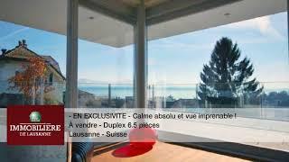 À vendre - Duplex 6.5 pièces Lausanne-VD, CHF 2'600'000