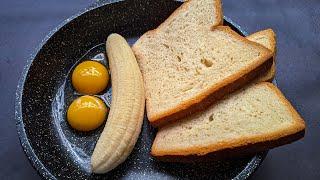 Don't go to McDonalds anymore! Simple Recipe With Egg & Bread. Healthy Breakfast Ideas.