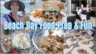 Beach Day Food Prep And Fun!  Delicious Food To Enjoy In the Sunshine & More!